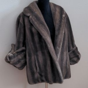 1950's Faux Fur Vintage Short Coat